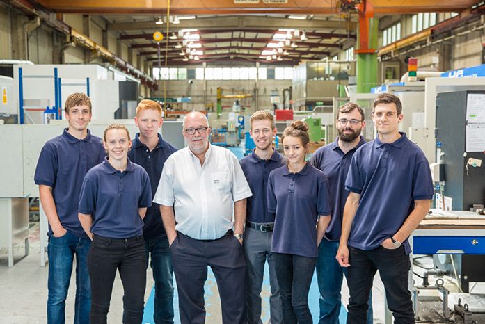 Apprenticeship programme group photo.
